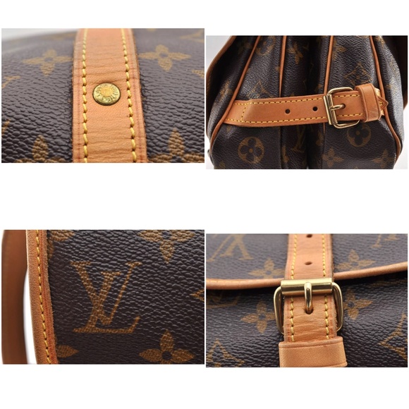 Authentic LV Louis Vuitton Saumur 30 Monogram Canvas Shoulder Crossbody Bag - Picture 6 of 15